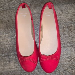 Red Ballet Flats